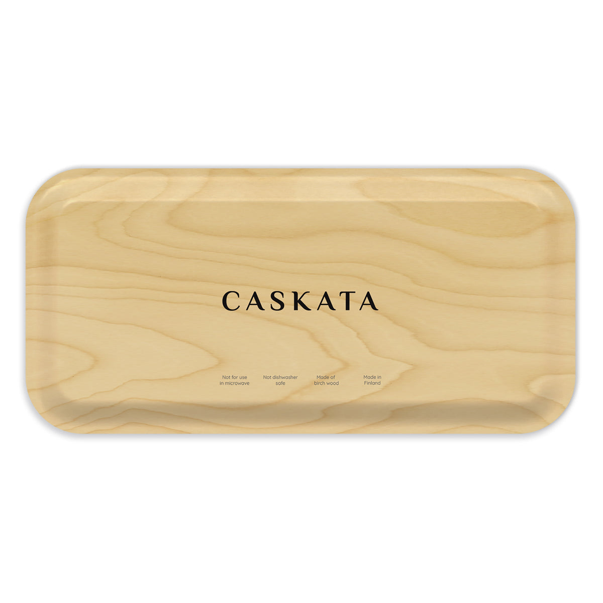 Summer Blues Small Rectangular Birchwood Tray