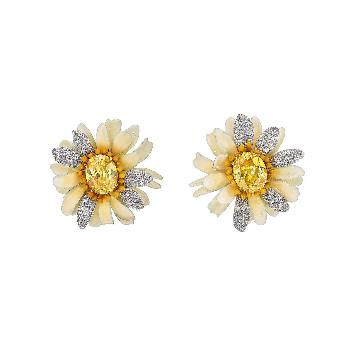 Sunflower Bloom Earrings