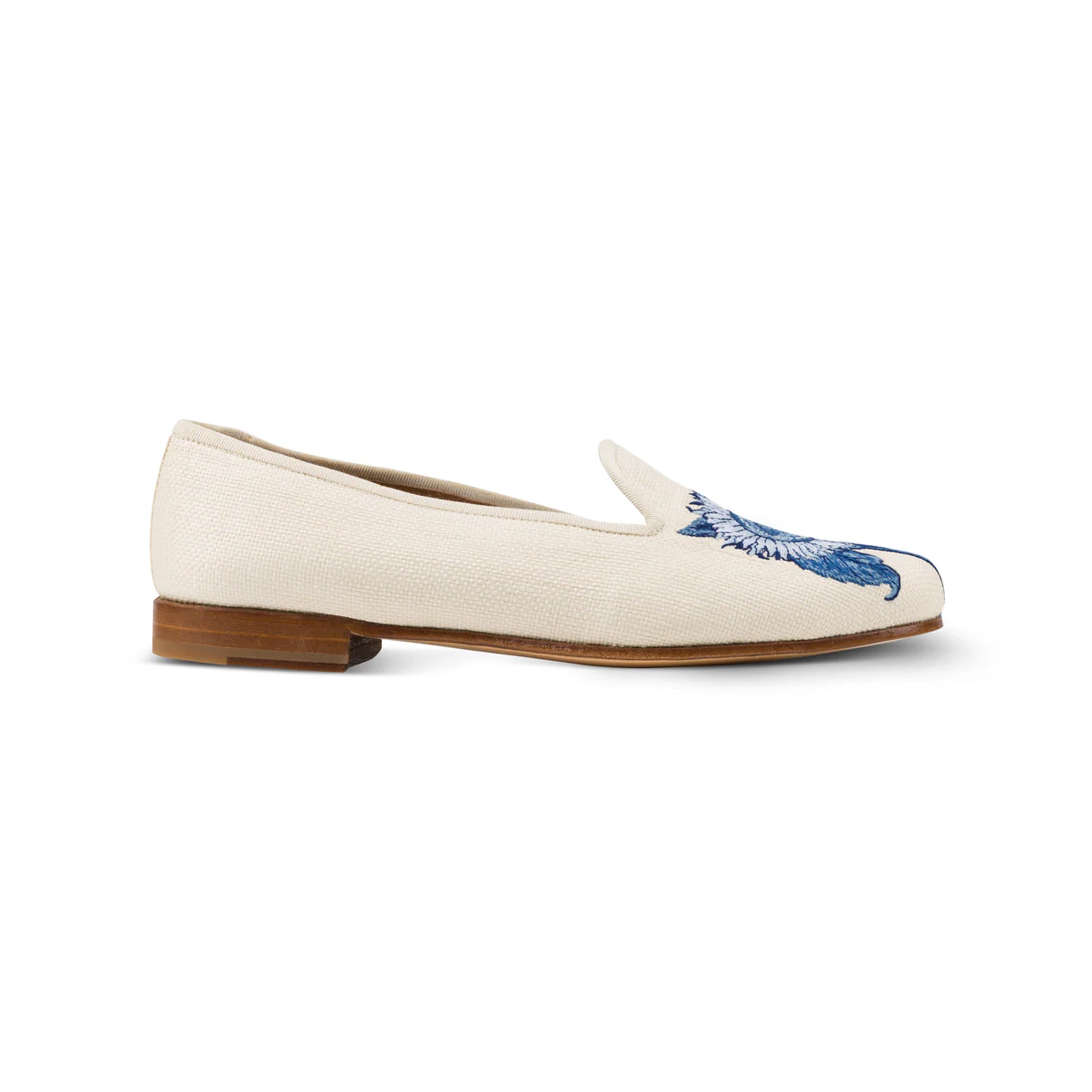 Sunflower Ivory Panama Slipper
