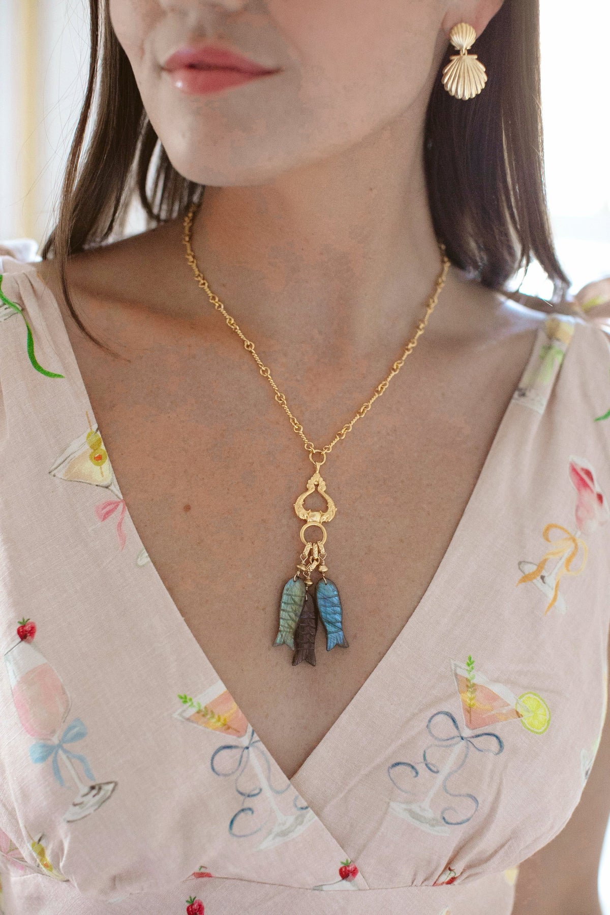 Sunset Radio Necklace