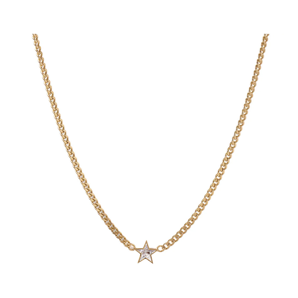 Super Duper Diamond Star Necklace