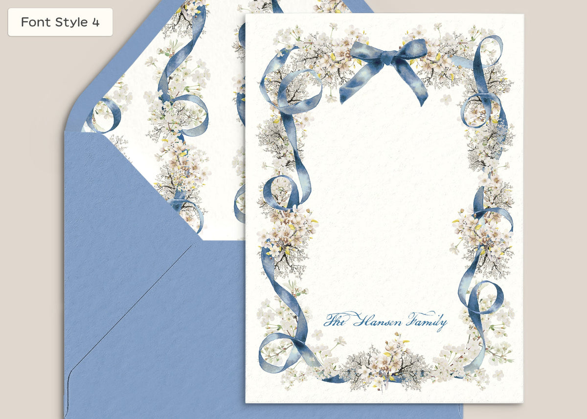 Swan Lake Personal Stationery