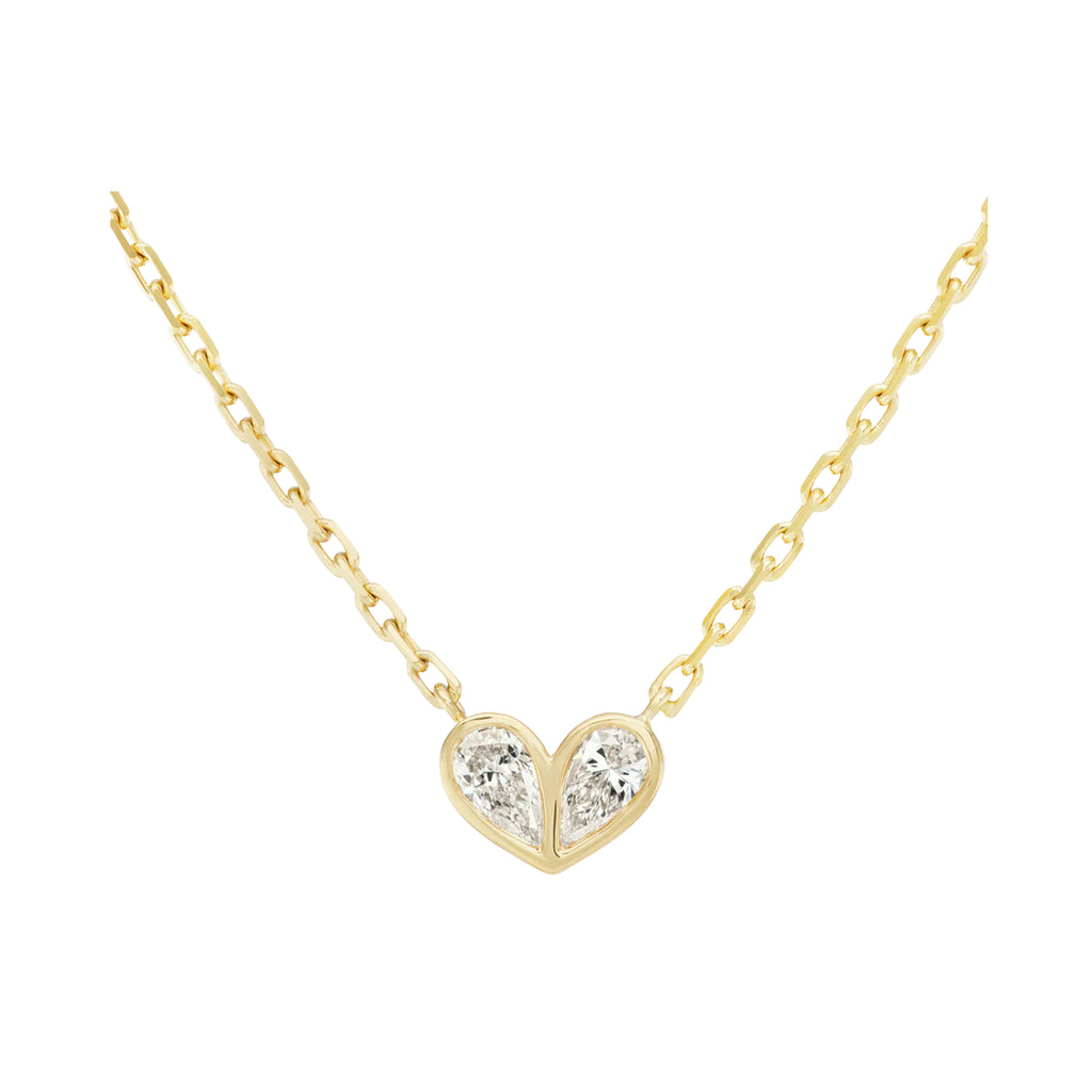 Sweetheart Necklace in Diamond