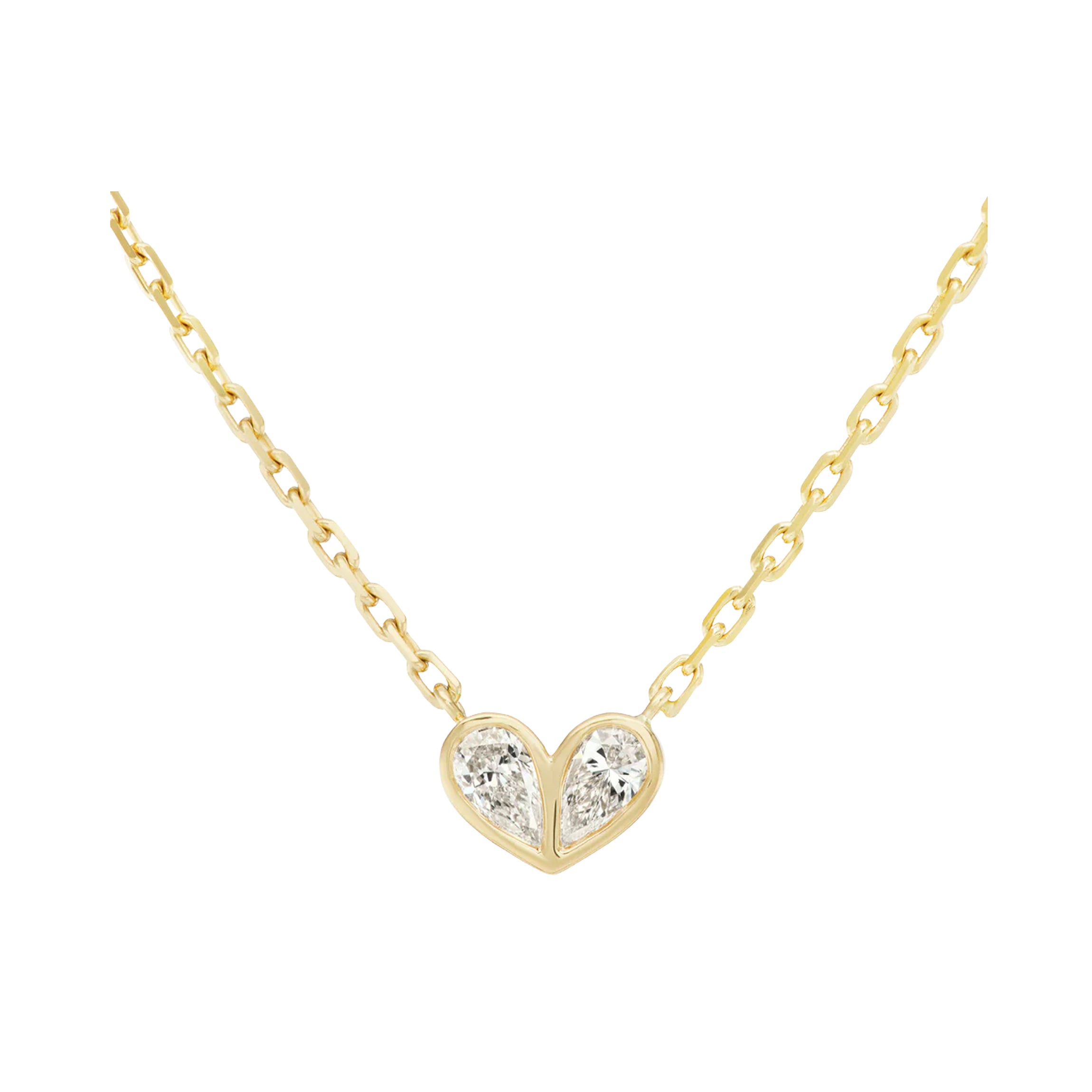 Sweetheart Necklace in Diamond