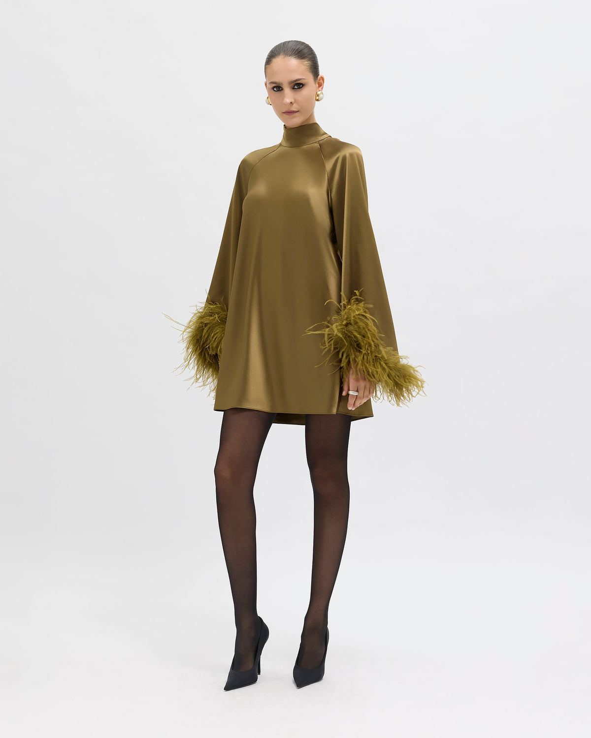 Sylvie Dress in Olivine