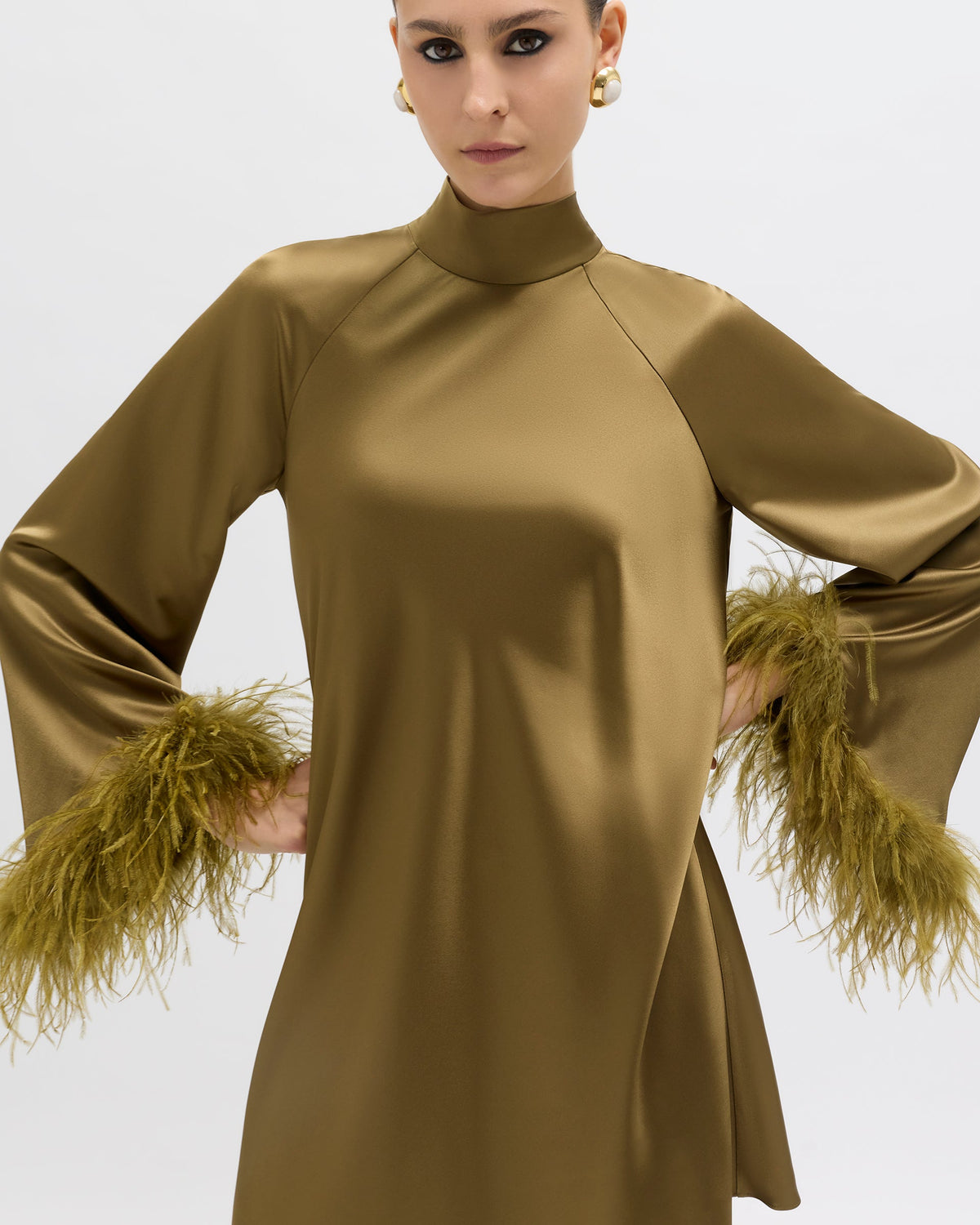 Sylvie Dress in Olivine