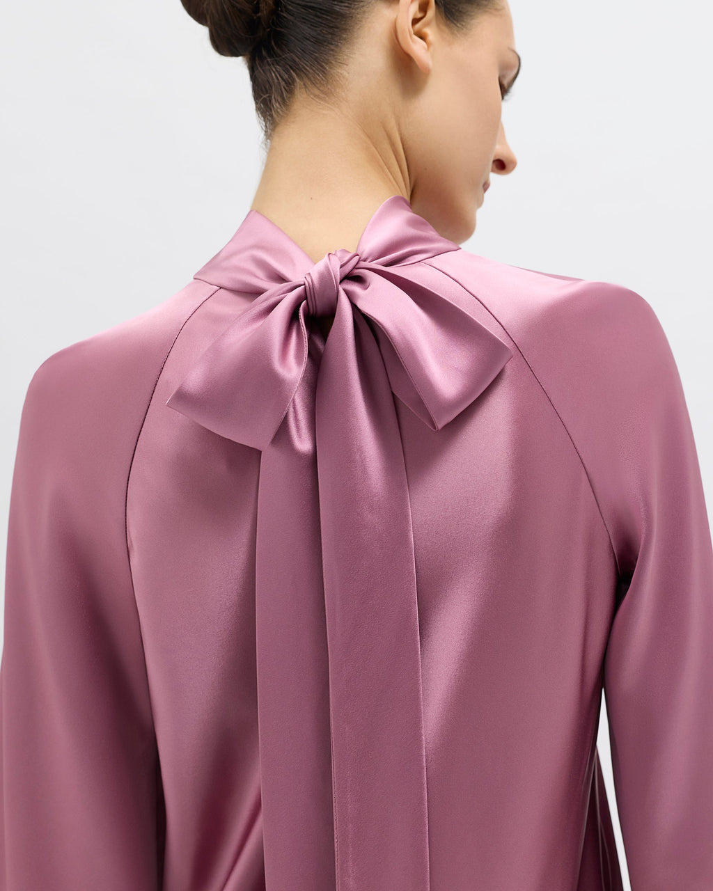 Sylvie Dress in Rosewater/Chocolate