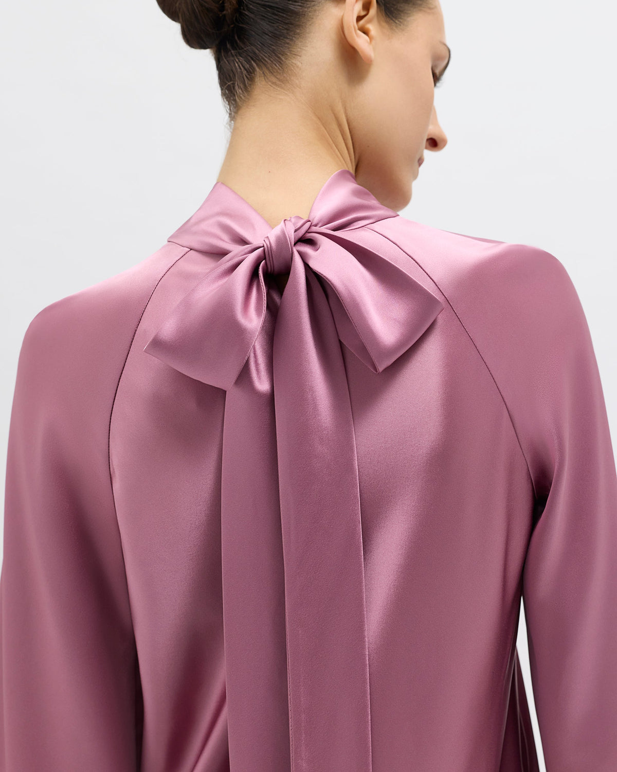 Sylvie Dress in Rosewater/Chocolate