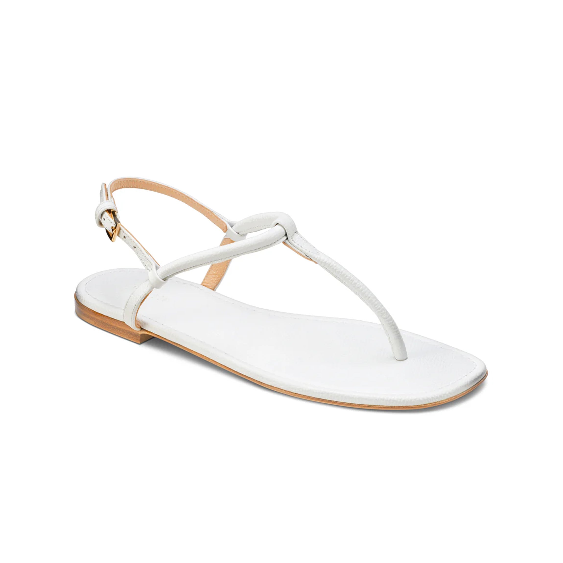 T-Strap Leather Sandal