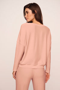 Softest Sweats Pullover in Velvet Pink