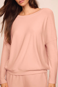 Softest Sweats Pullover in Velvet Pink