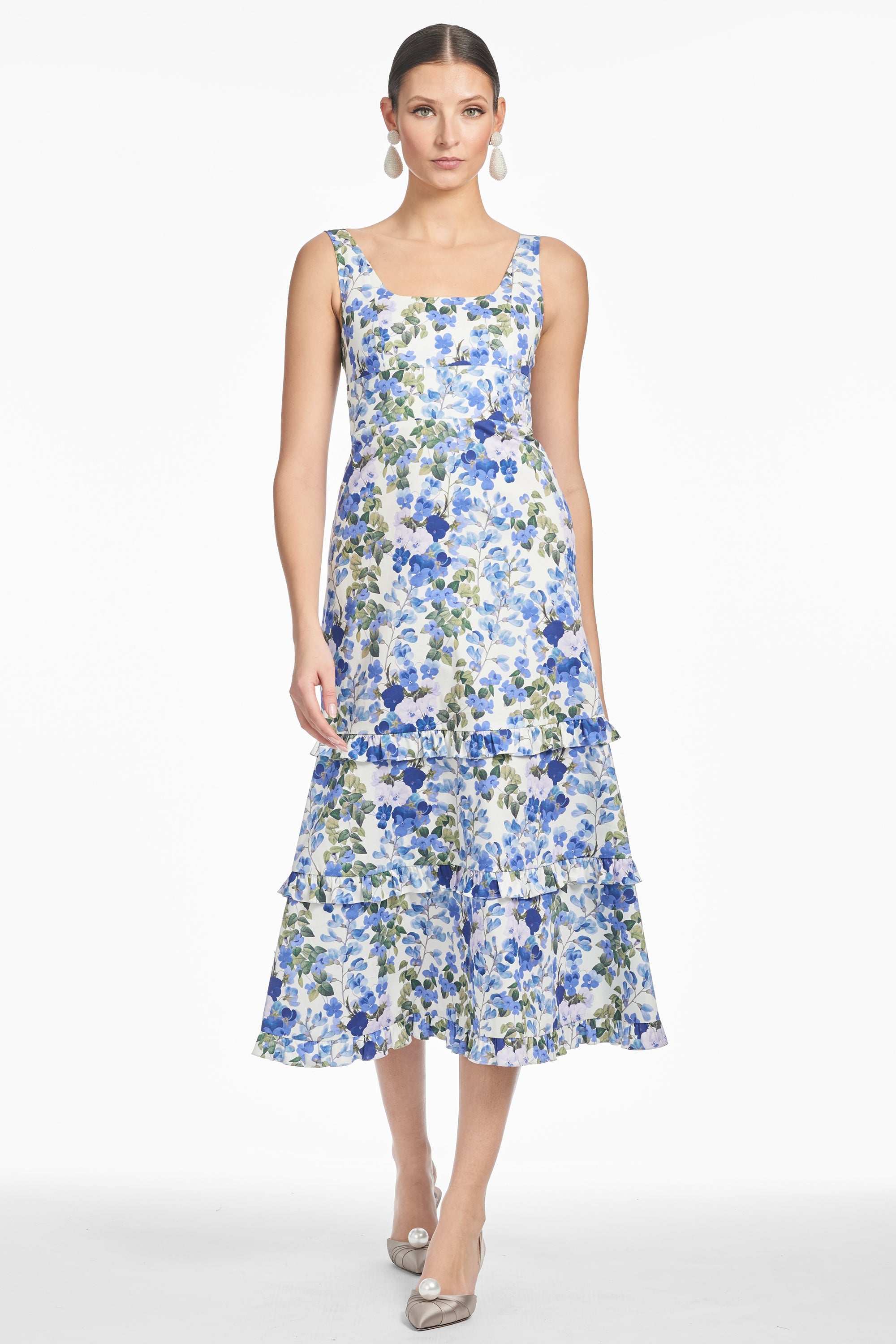 Caterina Dress in Pansy Prelude