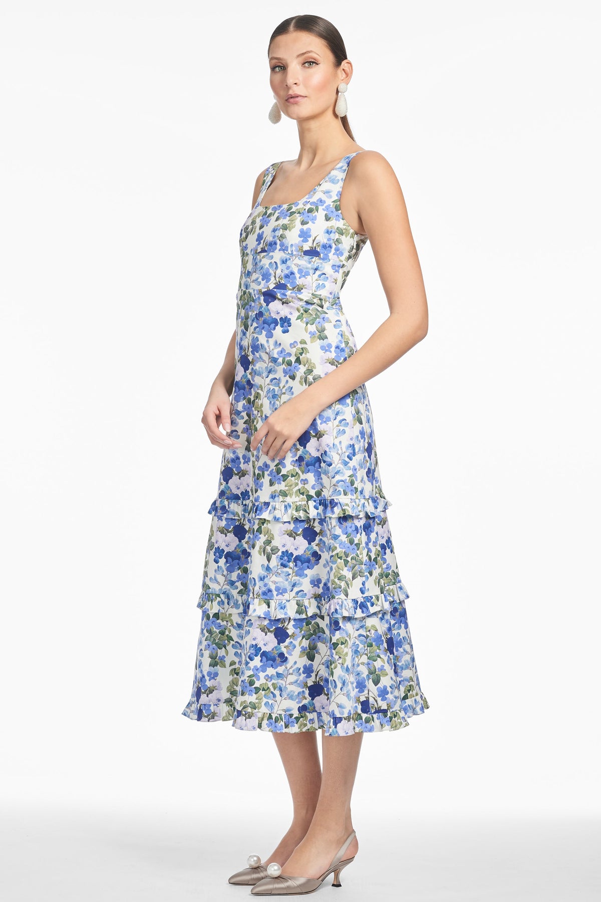 Caterina Dress in Pansy Prelude