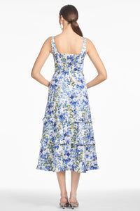 Caterina Dress in Pansy Prelude