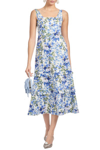 Caterina Dress in Pansy Prelude