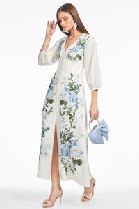 Varenna Dress in Sky Pearl Raceme