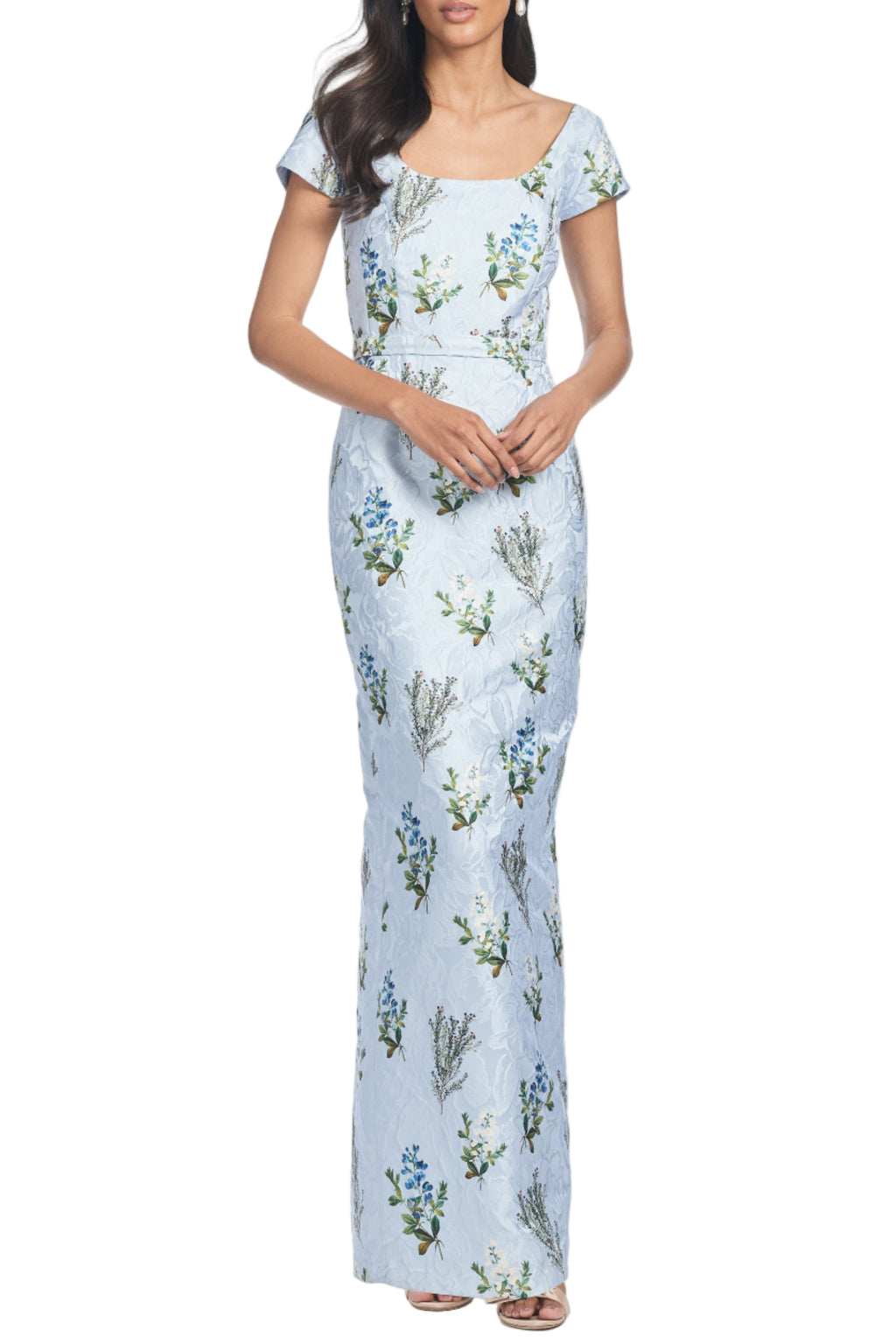 Grace Gown in Cloud Blue Panicle