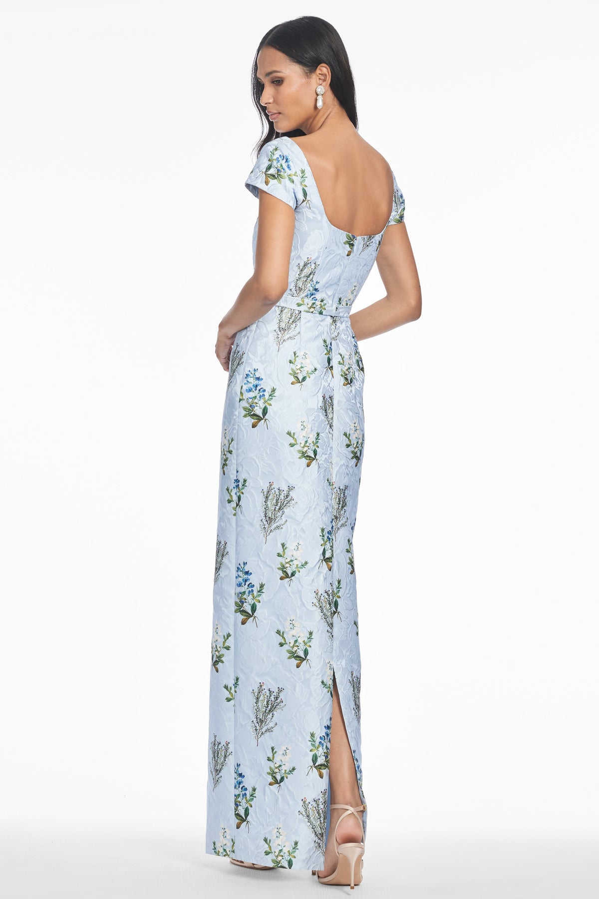 Grace Gown in Cloud Blue Panicle