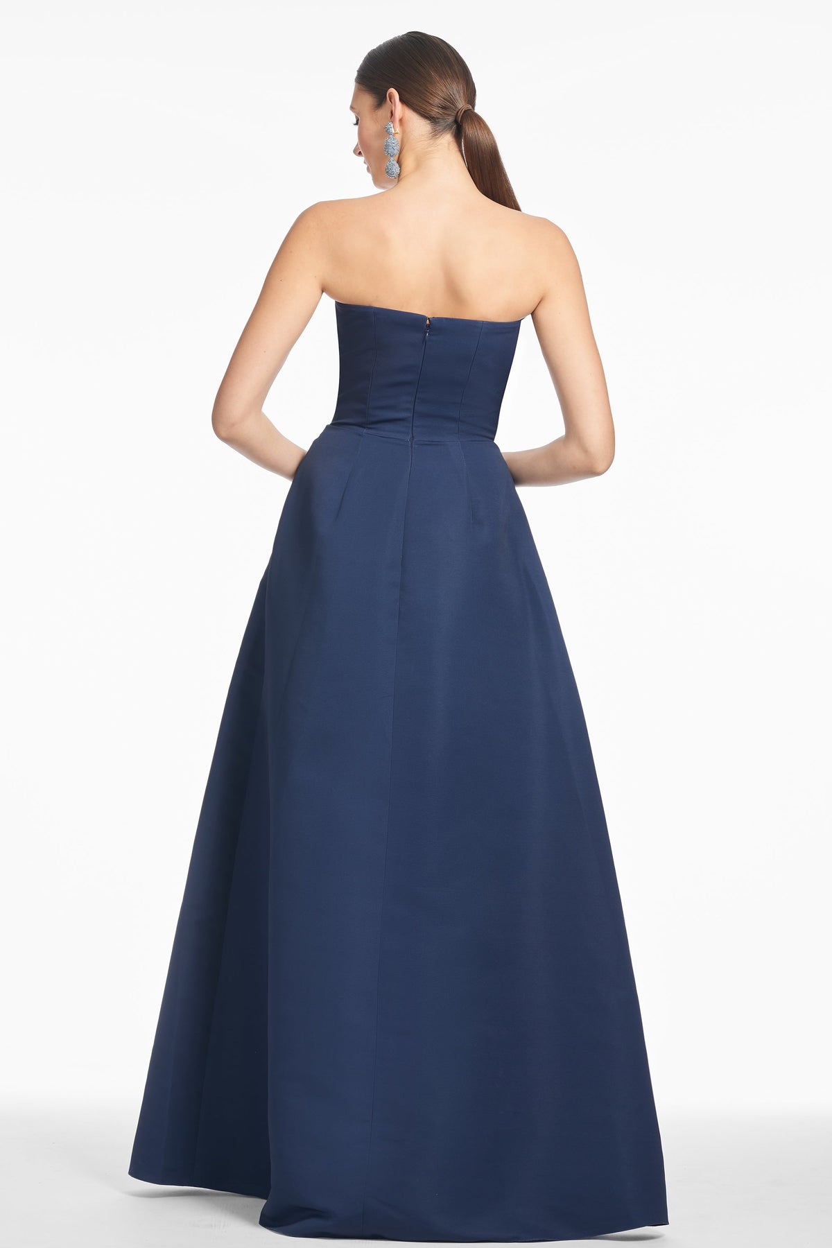 Larisa Gown in Navy Cascade