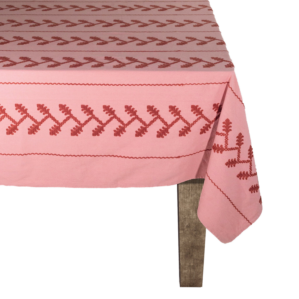Tonal Red Vine Tablecloth