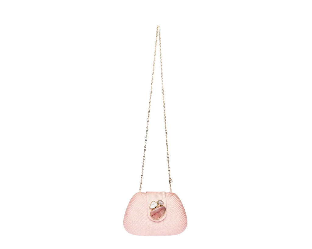 Tamu Clutch in Pale Pink