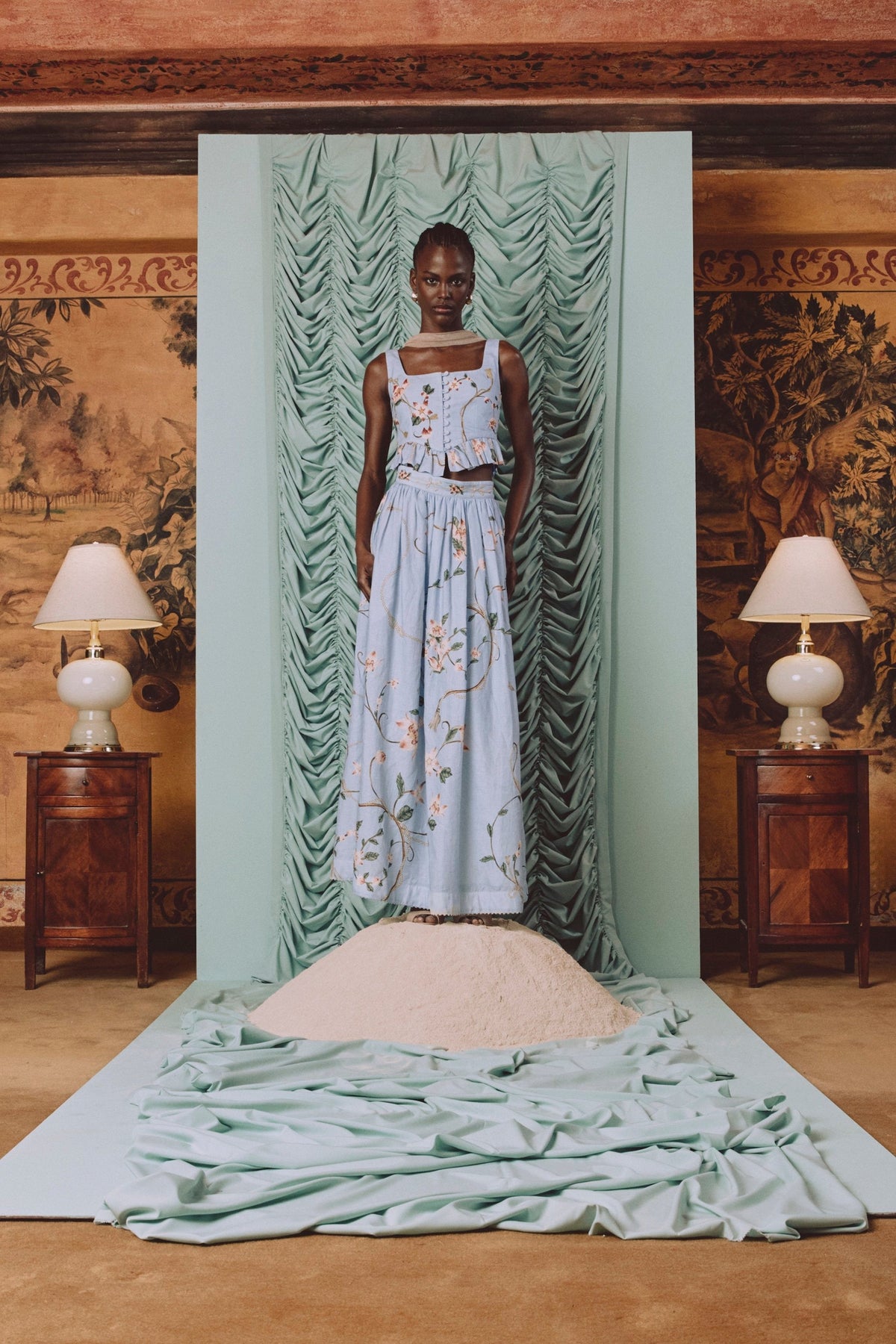 Tangelo Navegante Maxi Skirt