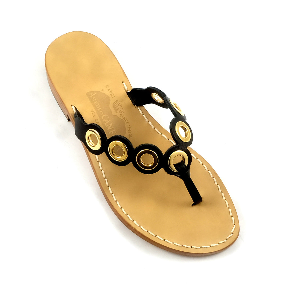 Tara Leather Thong Sandal