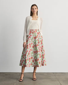 Tavia Skirt in Pistachio Multi