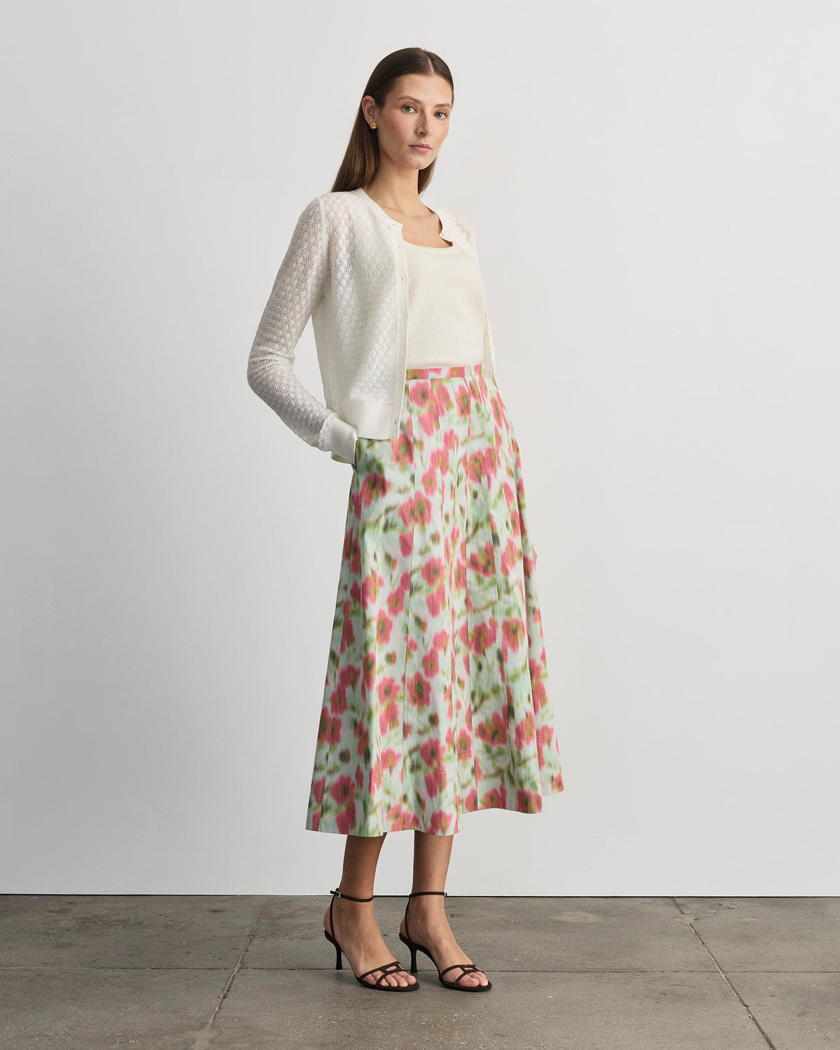 Tavia Skirt in Pistachio Multi