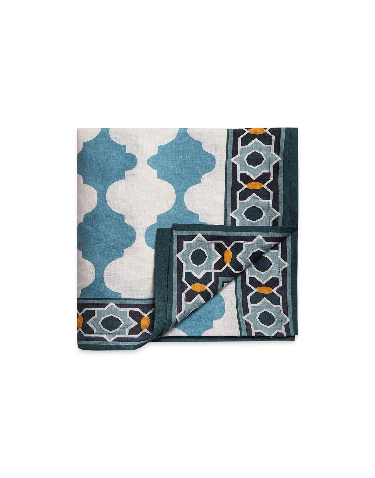 Large Tablecloth in Plaza Large Sky Blue
