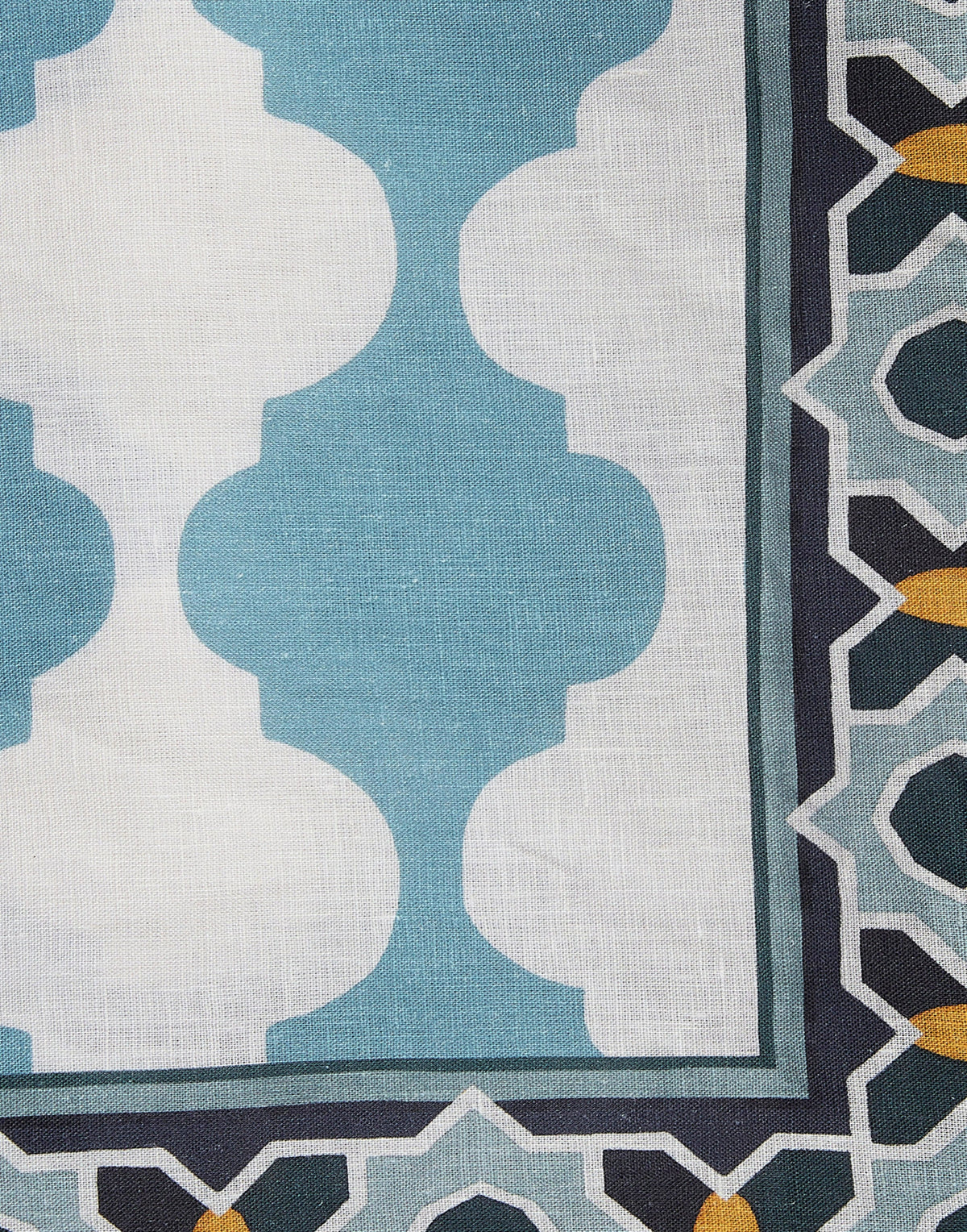 Large Tablecloth in Plaza Large Sky Blue