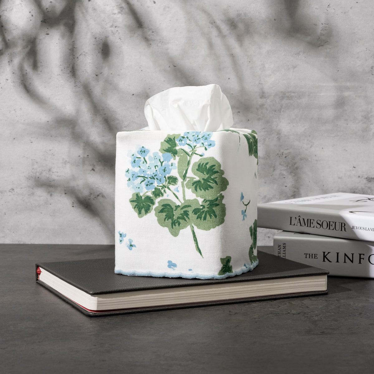 Geranium Tissue Box Cover