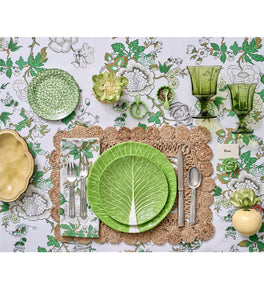 Lettuce Ware Canapé Plate in Green, Set of 4