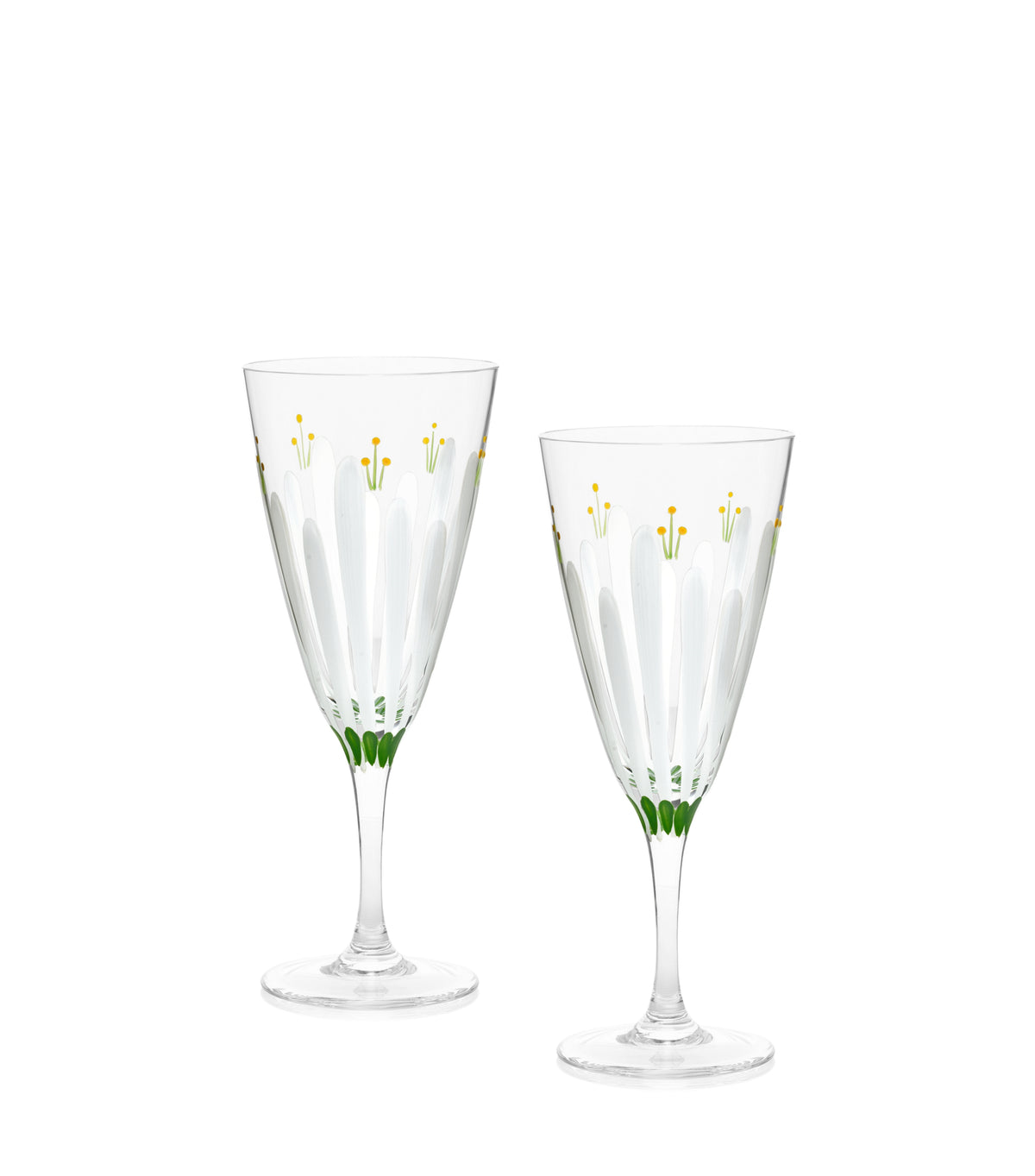 Spring Meadows Champagne Flutes, Set of 2
