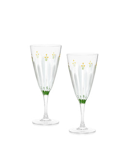 Spring Meadows Champagne Flutes, Set of 2