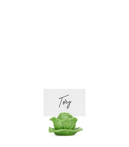 Lettuce Ware Card Holders in Green, Set of 4