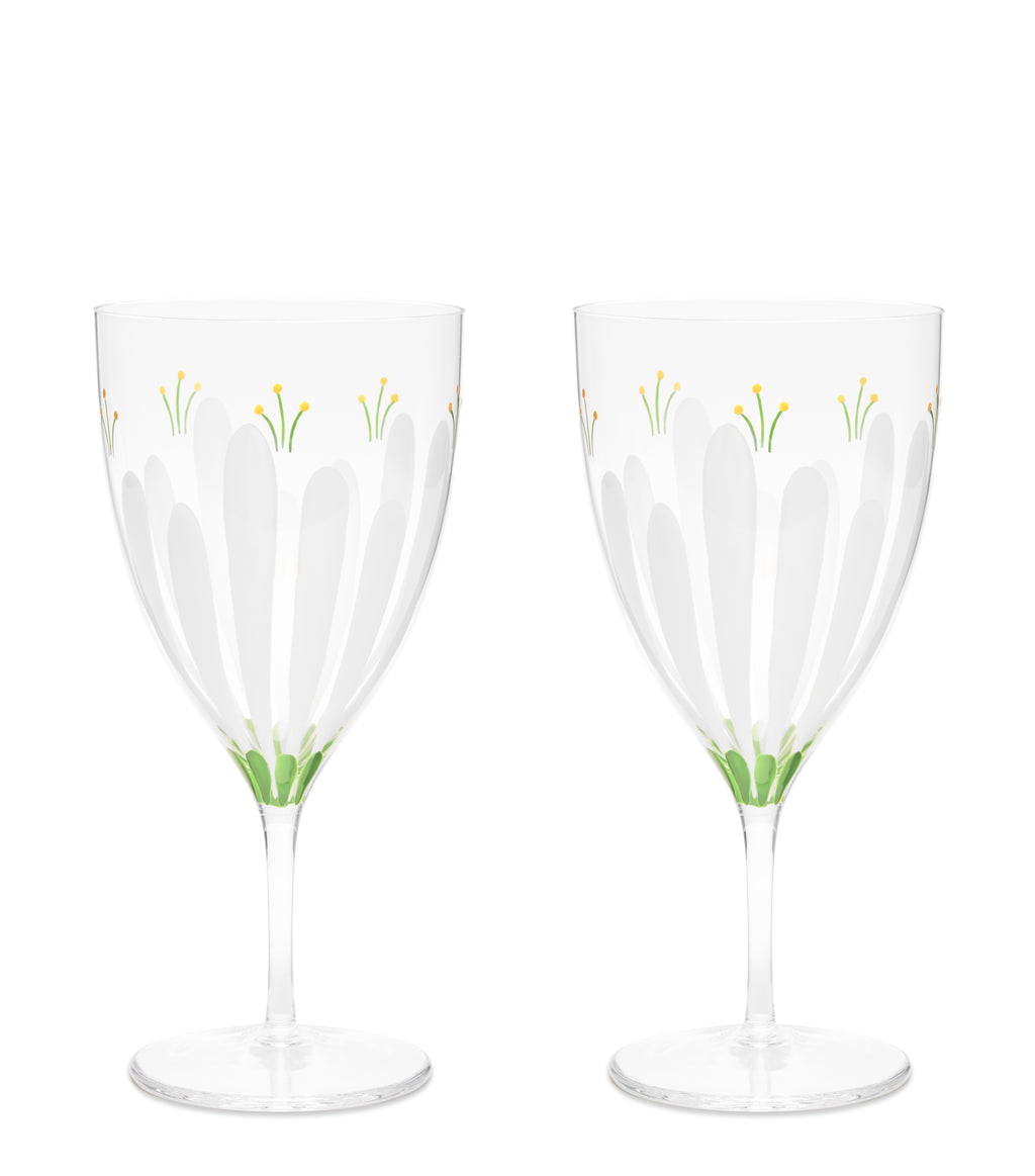 Spring Meadows Water Glass, Set of 2