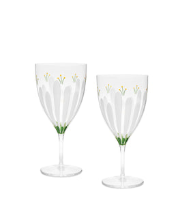 Spring Meadows Water Glass, Set of 2
