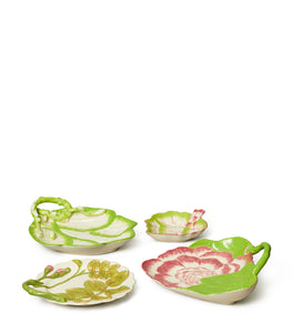 Decorative Leaf Plates, Set of 4