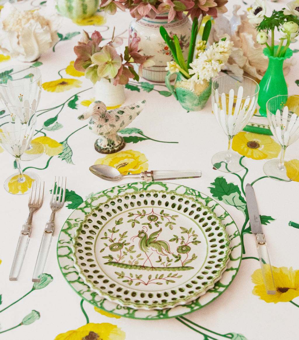 Oiseau Salad Plate, Set of 4