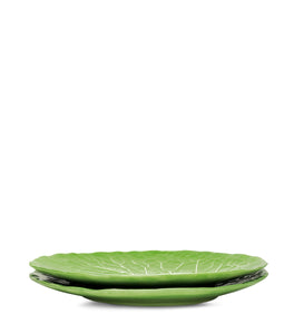 Lettuce Ware Dinner Plate in Green, Set of 2