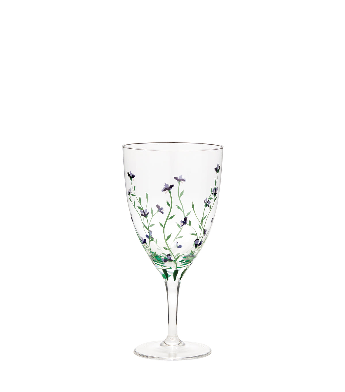 Hand-Painted Wine Glass, Set of 2