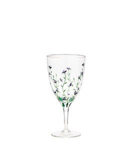 Hand-Painted Wine Glass, Set of 2
