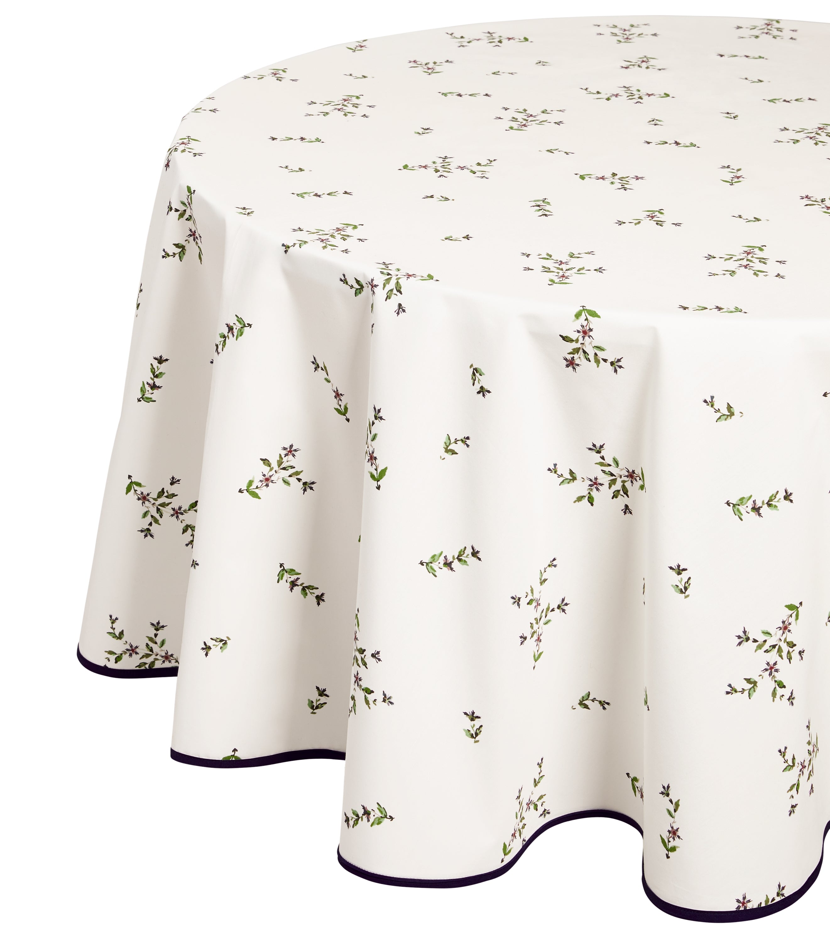Jolie Fleur 90 Round Tablecloth
