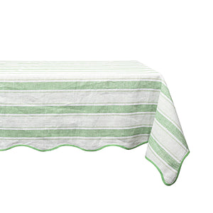 Cabana Stripe 60" x 120" Tablecloth in Seagrass