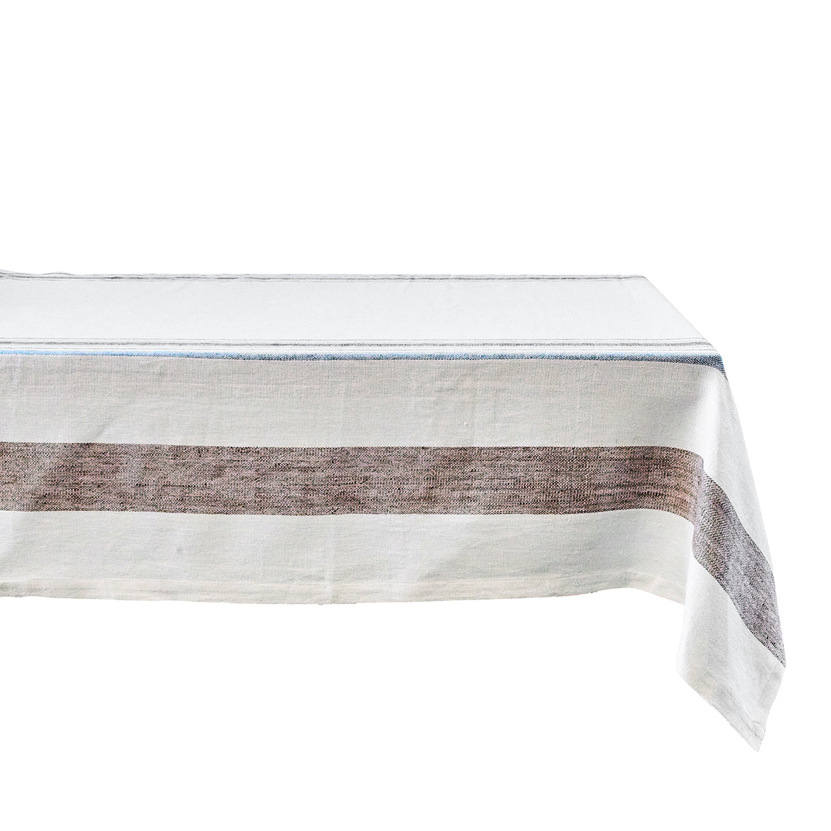 Danish Stripe 60" x 120" Tablecloth in Taupe