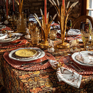 Willa 60" x 120" Tablecloth in Amber