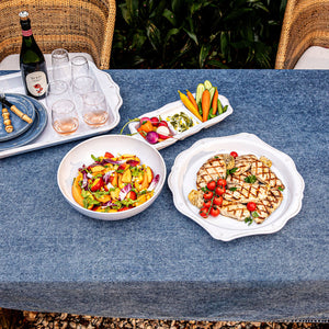 Denim 60" x 120" Tablecloth in Blue