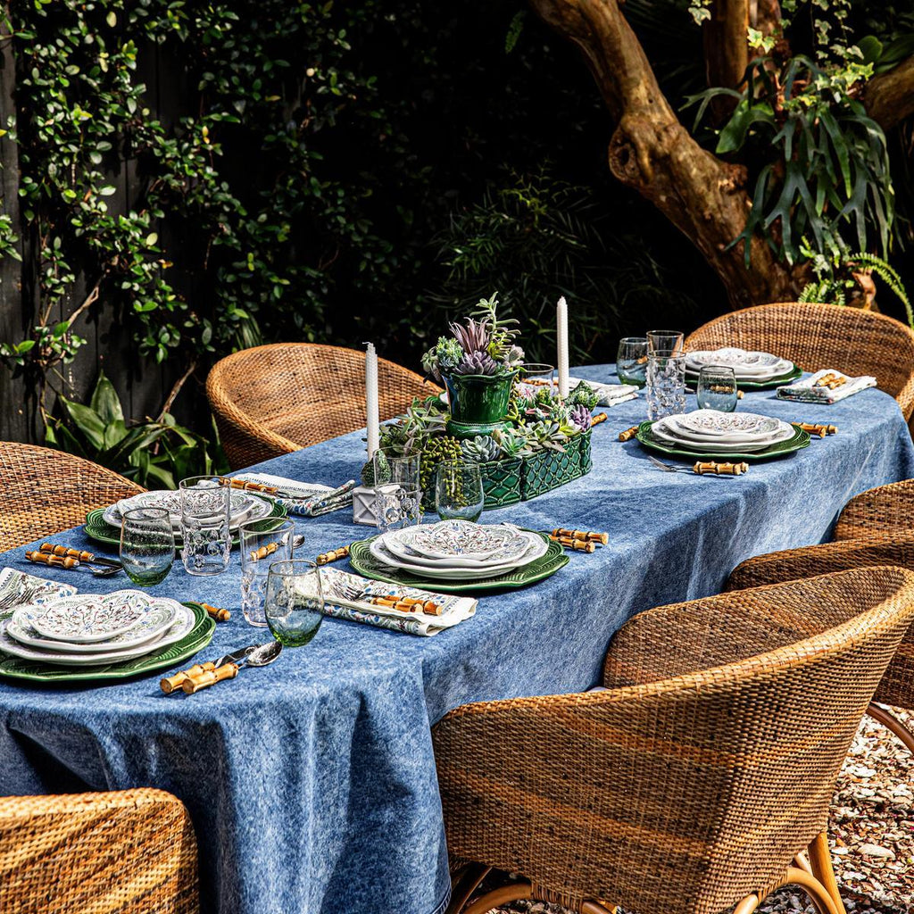 Denim 60" x 120" Tablecloth in Blue