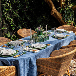 Denim 60" x 120" Tablecloth in Blue